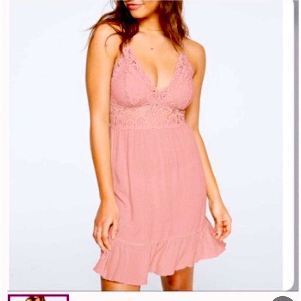 Pink Victoria Secret size medium Pink Lace woman's dress